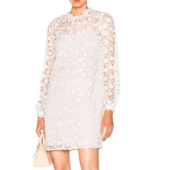 Needle & Thread Crochet Lace Dress Size 8
White Blush Pink Bridal Wedding - Picture 3 of 16